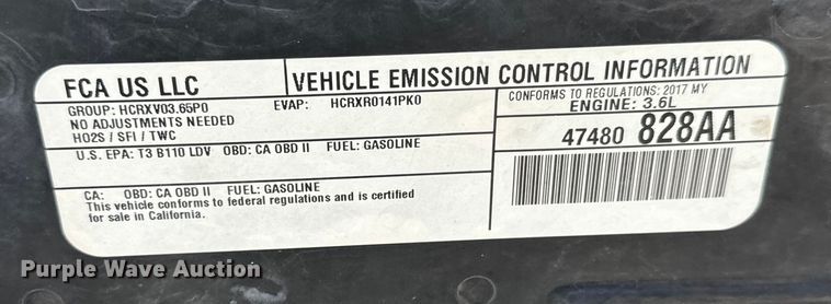 image for item NV9155 2017 Dodge Charger Police 