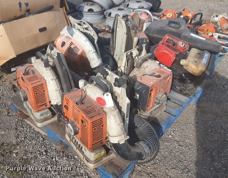 image for item NV9157 (6) backpack leaf blowers 