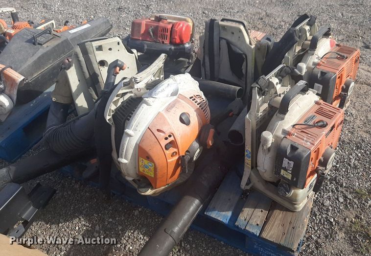 image for item NV9157 (6) backpack leaf blowers 