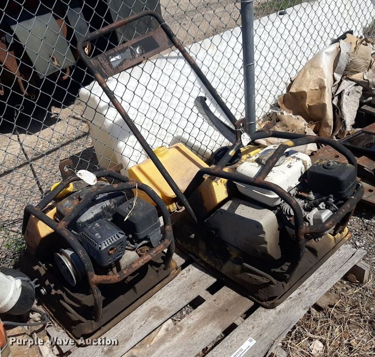 image for item NV9162 (2) Wacker plate compactors