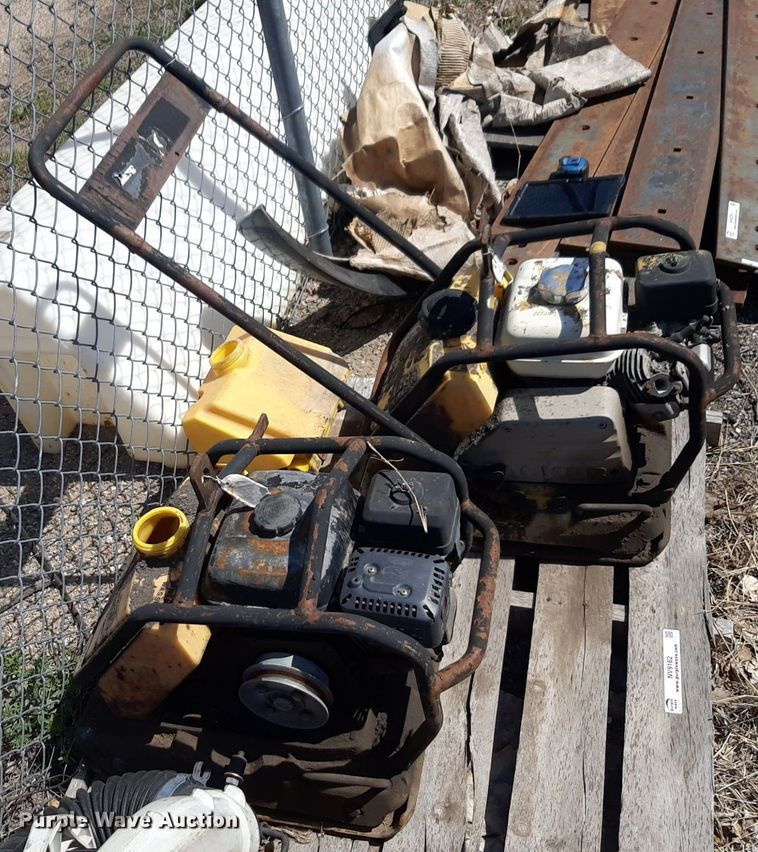 image for item NV9162 (2) Wacker plate compactors