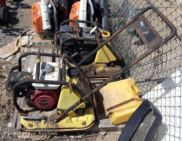 image for item NV9162 (2) Wacker plate compactors