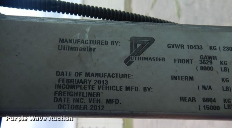 image for item NV9166 2013 Freightliner  MT55 delivery truck