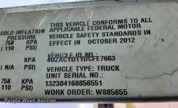 image for item NV9166 2013 Freightliner  MT55 delivery truck