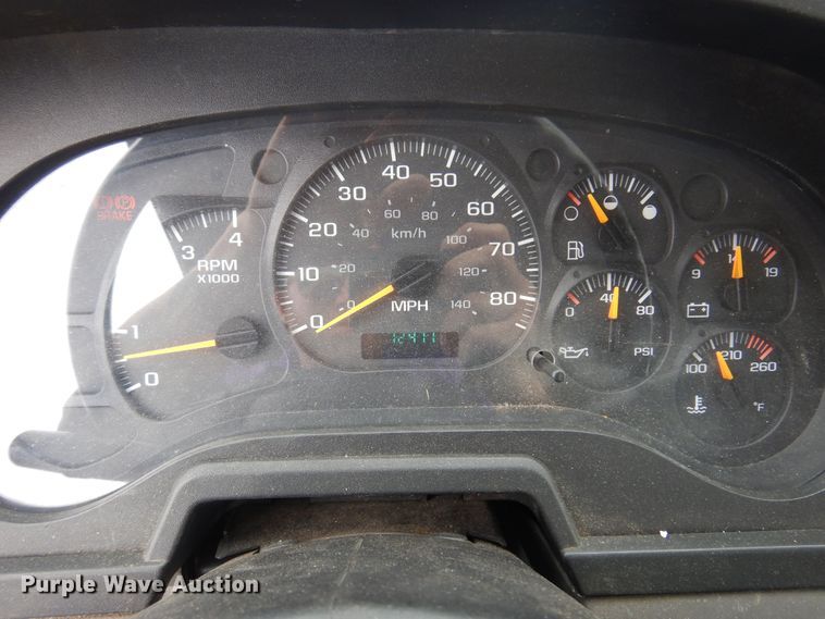 image for item NV9167 2005 GMC T8500 paint striper truck