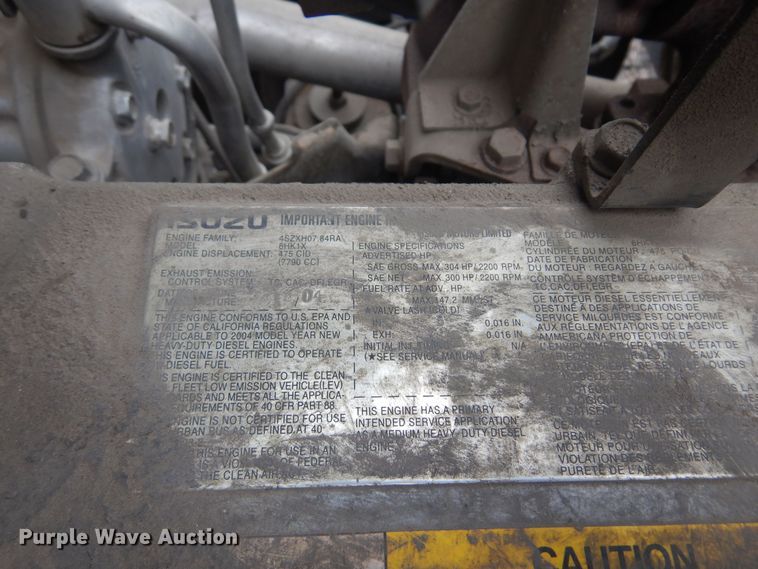 image for item NV9167 2005 GMC T8500 paint striper truck