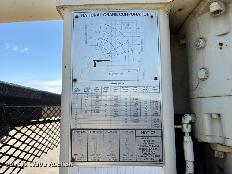 image for item NV9172 2001 Freightliner FL70 crane truck