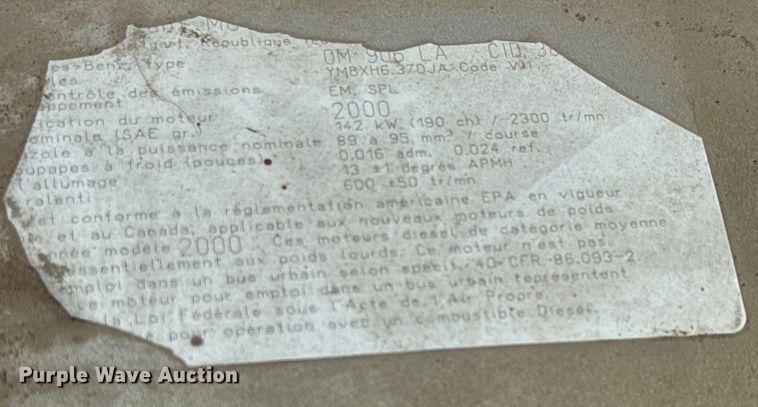 image for item NV9172 2001 Freightliner FL70 crane truck