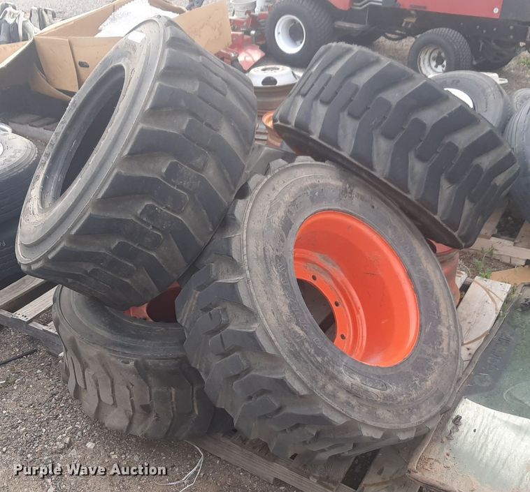 image for item NV9176 Skid steer tires and wheels