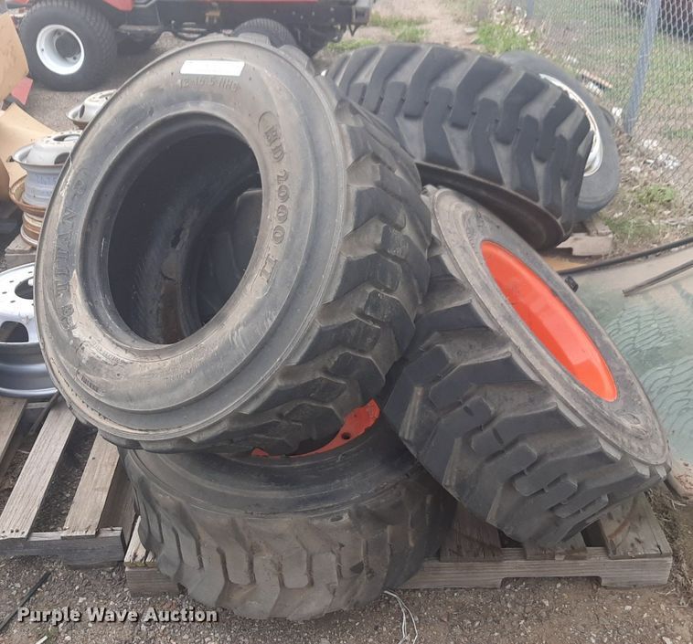 image for item NV9176 Skid steer tires and wheels