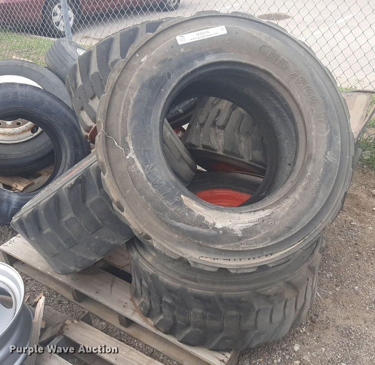 image for item NV9176 Skid steer tires and wheels
