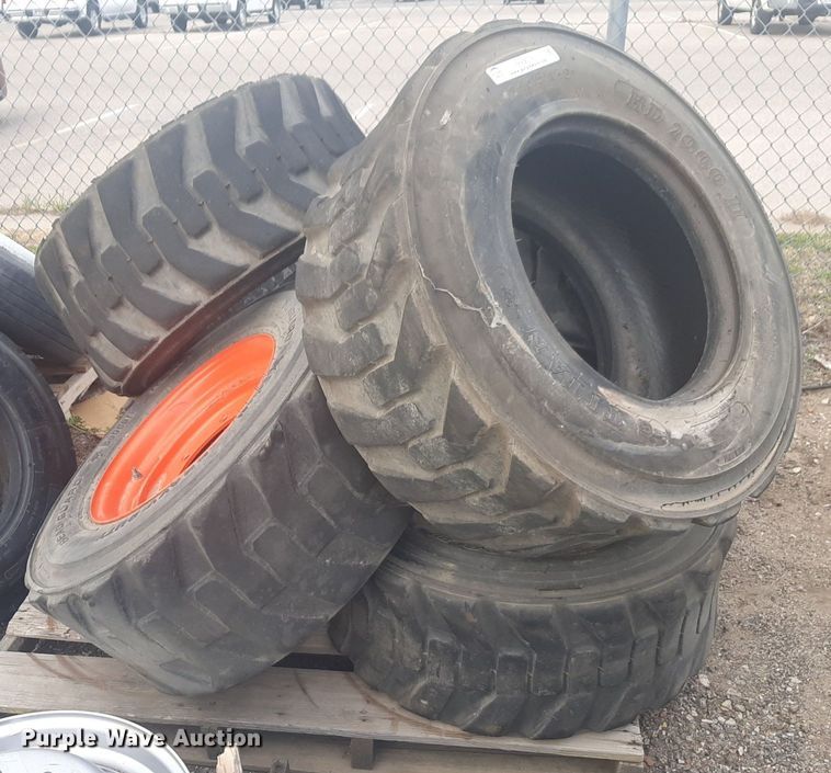 image for item NV9176 Skid steer tires and wheels