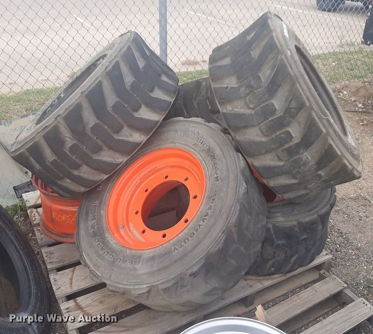 image for item NV9176 Skid steer tires and wheels