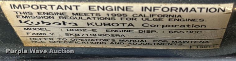 image for item NV9183 Jacobson  Tri-King 1900D reel mower