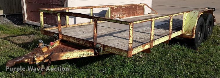 image for item NV9193 1985 Seminole equipment trailer