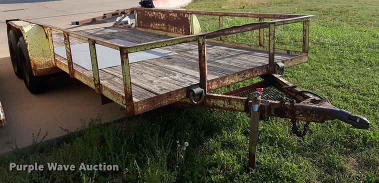 image for item NV9193 1985 Seminole equipment trailer