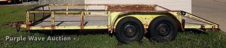 image for item NV9193 1985 Seminole equipment trailer