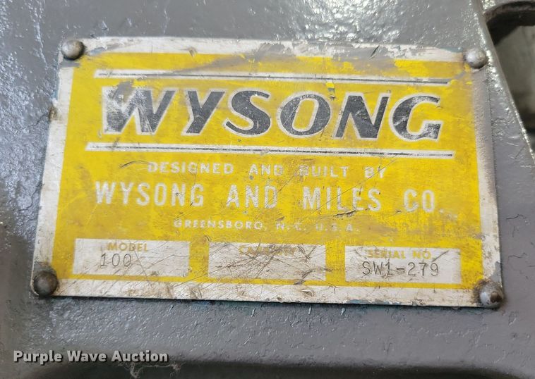 image for item DI3075 Wysong 100 steelworker