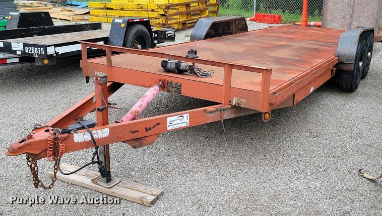 image for item DI3082 2001 Mar Building Solutions tilt deck equipment trailer