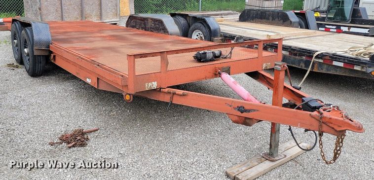 image for item DI3082 2001 Mar Building Solutions tilt deck equipment trailer
