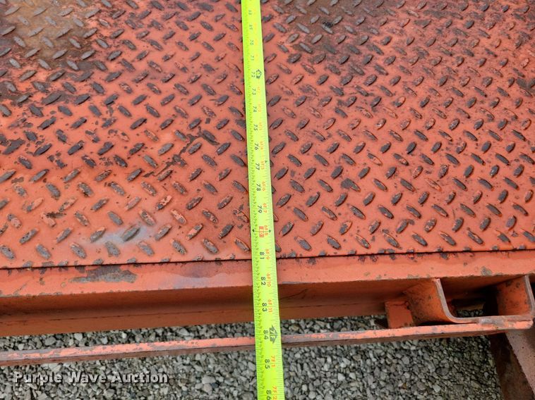 image for item DI3082 2001 Mar Building Solutions tilt deck equipment trailer