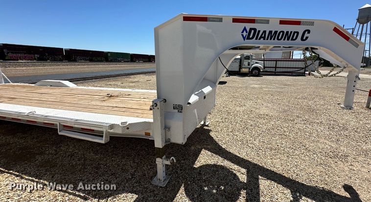 image for item DK6572 2024 Diamond C LPX210 equipment trailer