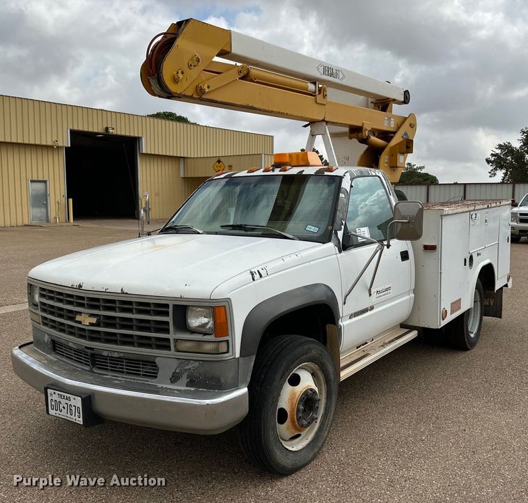 image for item DK6574 1993 Chevrolet C3500 utility bed pickup truck