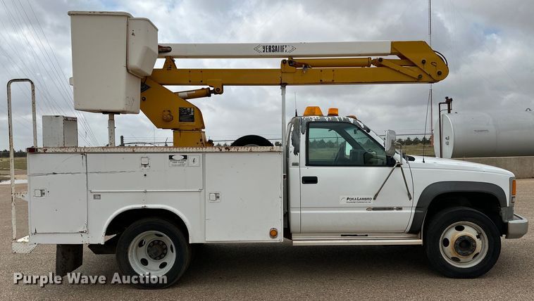 image for item DK6574 1993 Chevrolet C3500 utility bed pickup truck