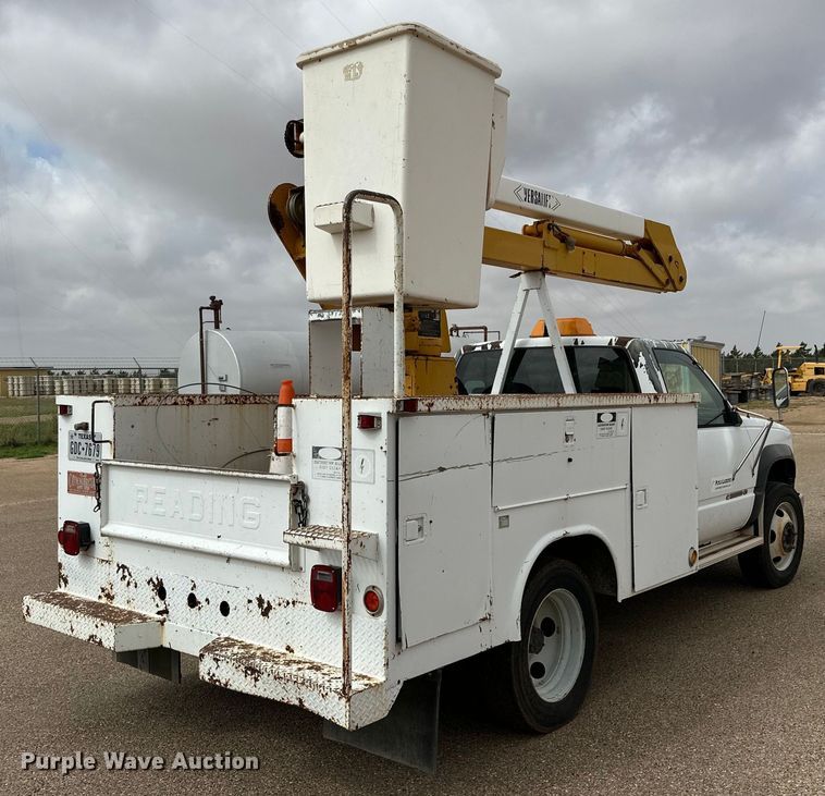 image for item DK6574 1993 Chevrolet C3500 utility bed pickup truck