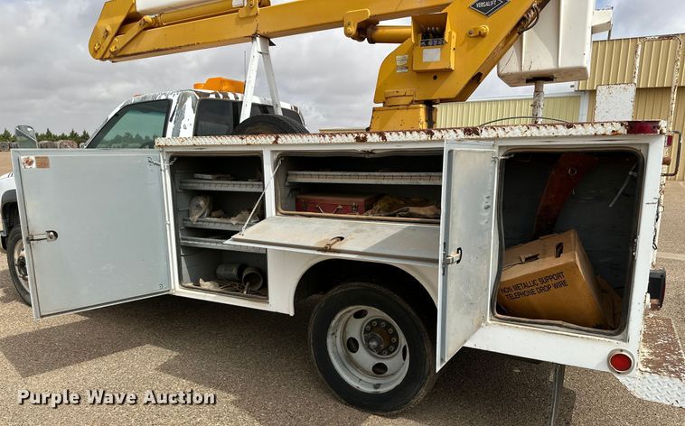 image for item DK6574 1993 Chevrolet C3500 utility bed pickup truck