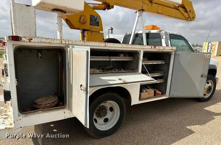 image for item DK6574 1993 Chevrolet C3500 utility bed pickup truck