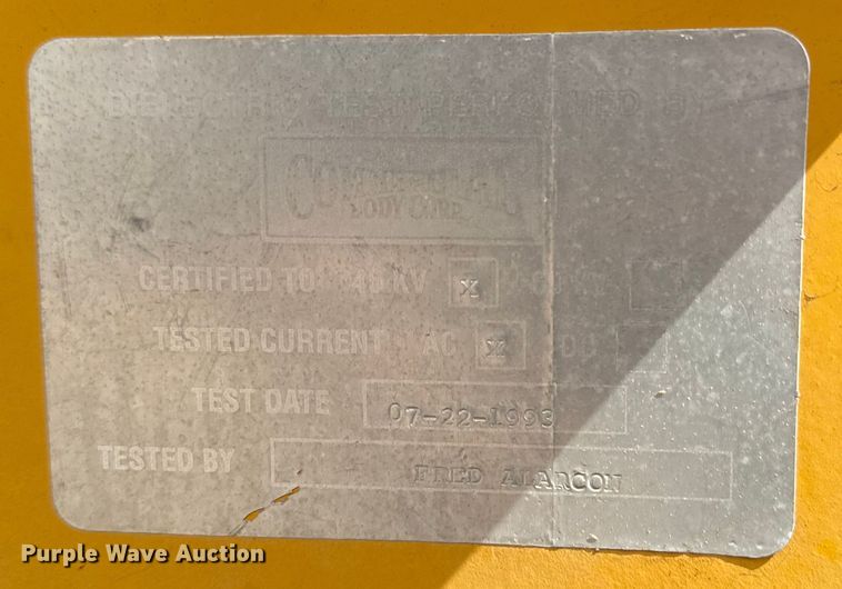 image for item DK6574 1993 Chevrolet C3500 utility bed pickup truck