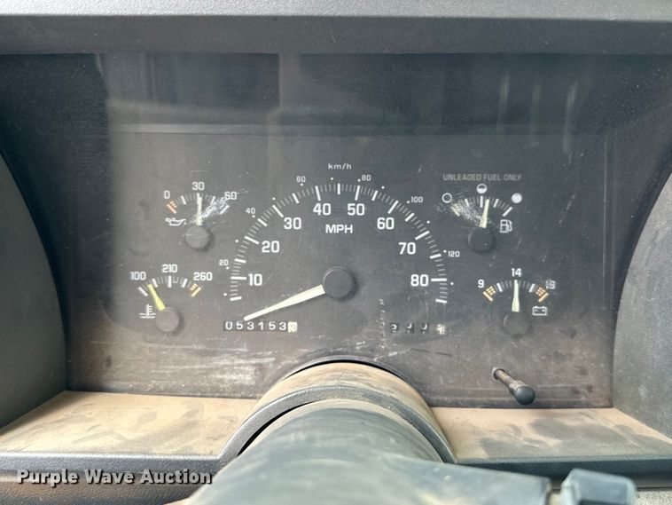 image for item DK6574 1993 Chevrolet C3500 utility bed pickup truck