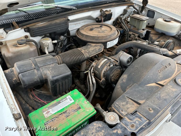 image for item DK6574 1993 Chevrolet C3500 utility bed pickup truck