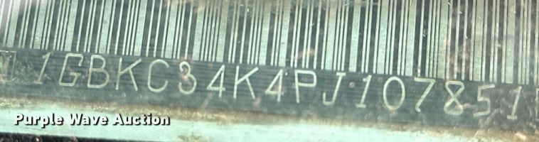 image for item DK6574 1993 Chevrolet C3500 utility bed pickup truck