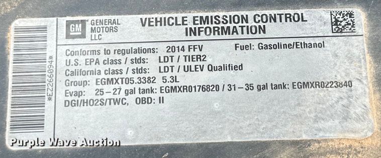 image for item DK6576 2014 Chevrolet Silverado 1500 Double Cab pickup truck