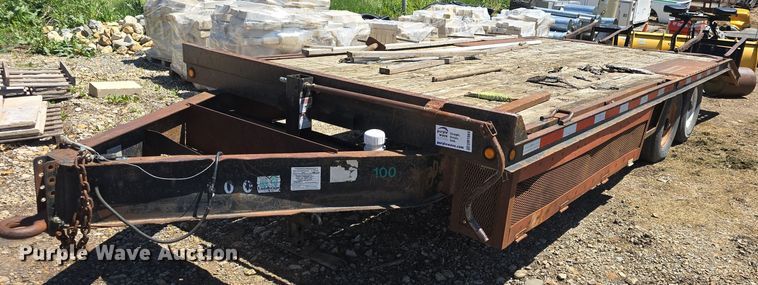 image for item DM1664 1994 Fannin Fabrication  Road Hog equipment trailer