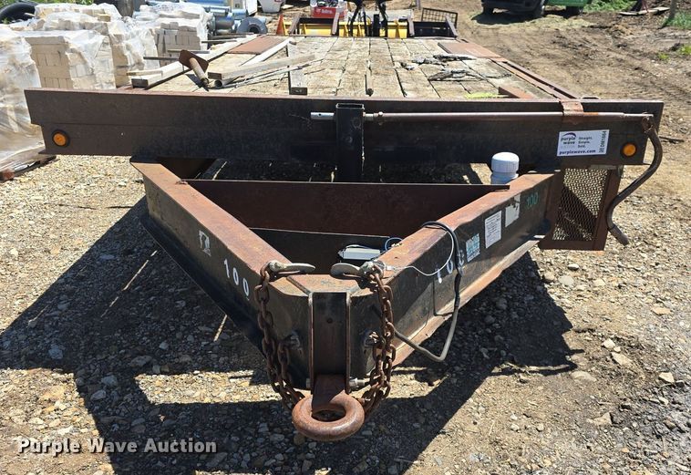 image for item DM1664 1994 Fannin Fabrication  Road Hog equipment trailer