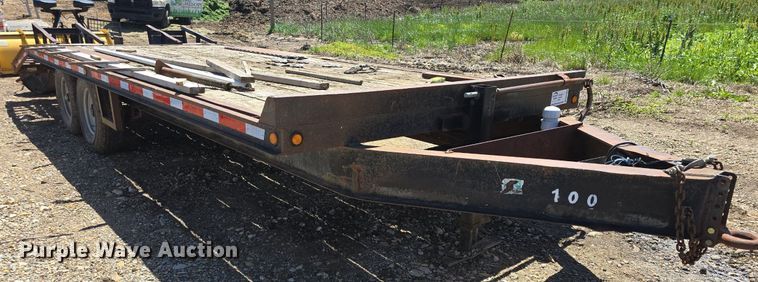 image for item DM1664 1994 Fannin Fabrication  Road Hog equipment trailer