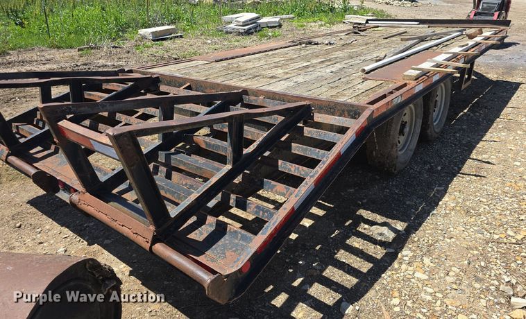 image for item DM1664 1994 Fannin Fabrication  Road Hog equipment trailer