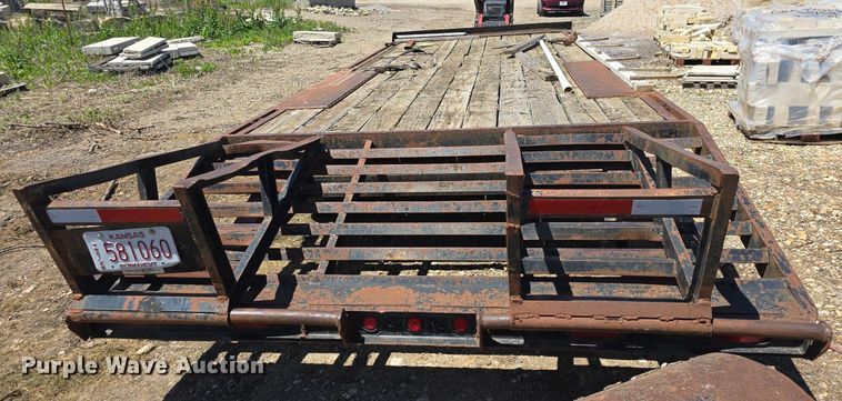 image for item DM1664 1994 Fannin Fabrication  Road Hog equipment trailer