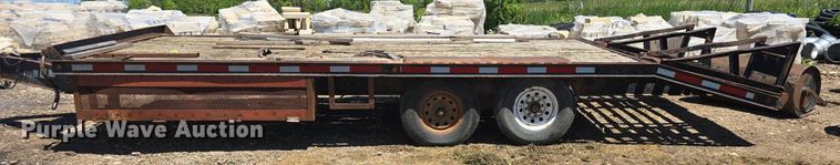 image for item DM1664 1994 Fannin Fabrication  Road Hog equipment trailer