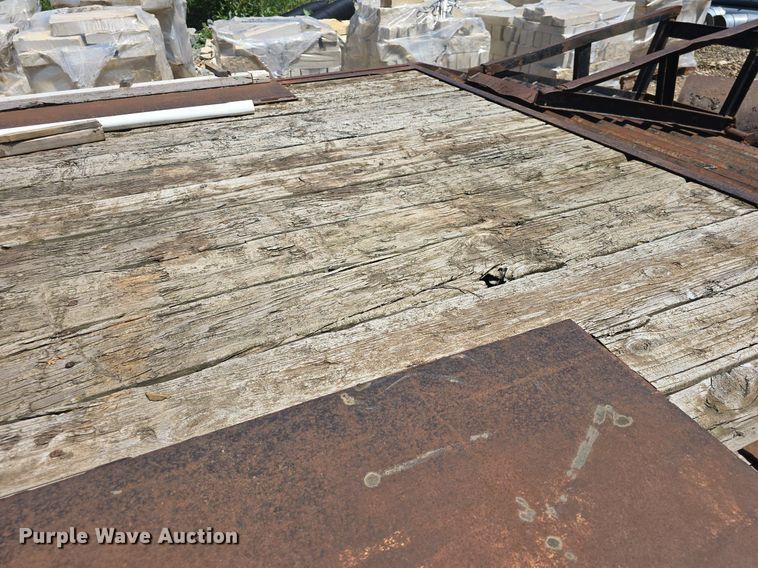 image for item DM1664 1994 Fannin Fabrication  Road Hog equipment trailer