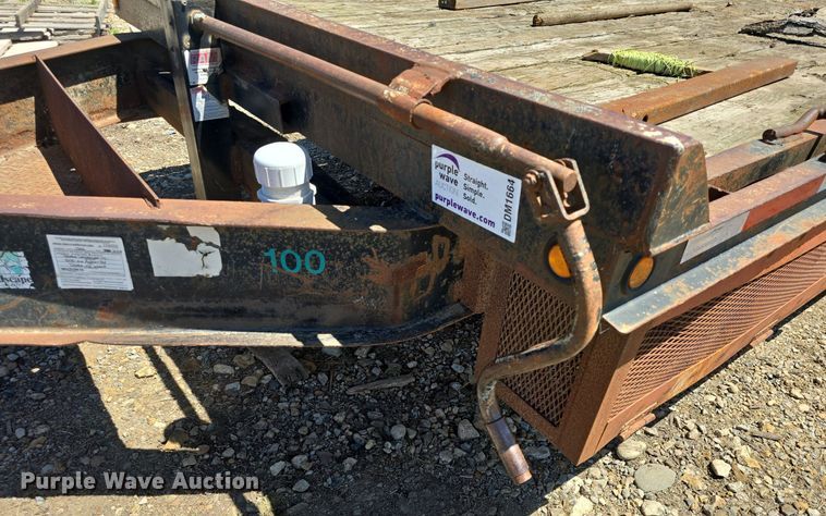 image for item DM1664 1994 Fannin Fabrication  Road Hog equipment trailer