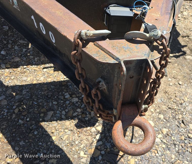 image for item DM1664 1994 Fannin Fabrication  Road Hog equipment trailer