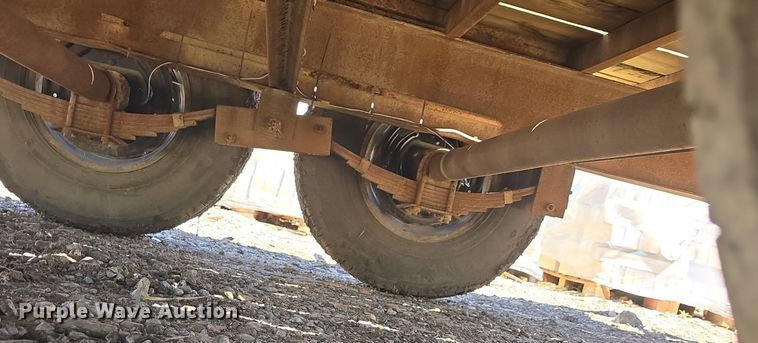 image for item DM1664 1994 Fannin Fabrication  Road Hog equipment trailer