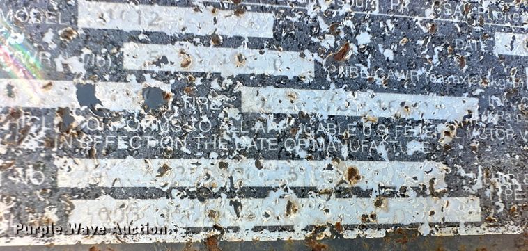 image for item DM2710 2012 JLG equipment trailer