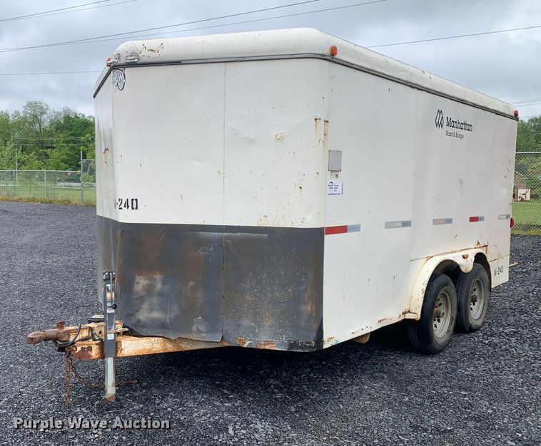 image for item DM7821 2006 W-W Trailers 15x6JJ enclosed cargo trailer