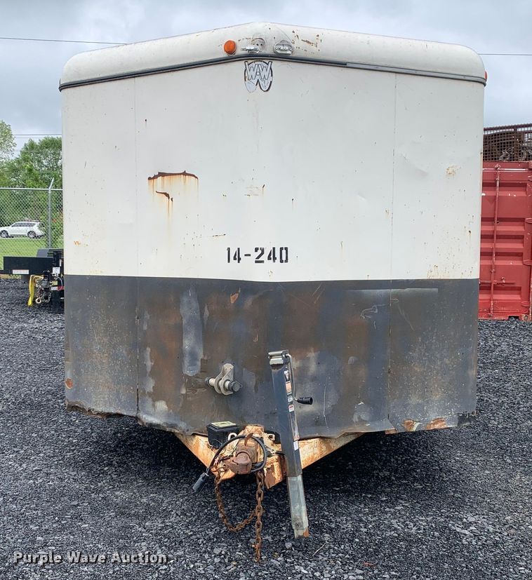 image for item DM7821 2006 W-W Trailers 15x6JJ enclosed cargo trailer