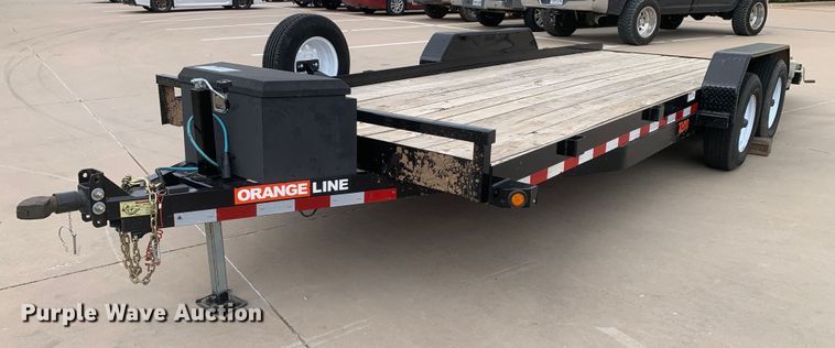 image for item DM7853 2022 Orange Line TH10 utility trailer